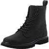 Calvin Klein Jeans Stivali da uomo EVA MID Laceup Rebellious YM0YM01071, nero (triplo nero), taglia 39, Nero Triplo Nero, 39 2/3 EU