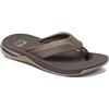 Reef Anchor Herren-Flop, wassergeeignet, dämpfender Fersenairbag, Marrone, 43 EU