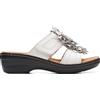 Clarks Sandali Merliah Raelyn da donna, Pelle bianca, 40 EU