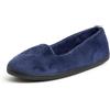 Dearfoams Memory Foam Washable Indoor Rebecca Closed Back With Wide Widths Slippers PantofoleDonna