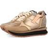 GIOSEPPO Sneakers Nere Monocolore Imbottite con Dettagli e Zeppa Interna da Donna anif
