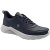 Lumberjack- Karter Sneaker Man in Navy Blue Synthetic Smooth, 44