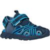 Geox J AIRADYUM BO Sandal, Navy/LT Blue, 24 EU