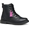 Geox J Eclair Girl, Stivale alla Caviglia, Nero Fucsia, 28 EU