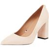BOSS Janet_ChPump90_SD, Pompa Donna, Light Beige, 40.5 EU