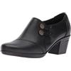 Clarks Emslie Warren, Mocassino Donna, Nero, 41.5 EU