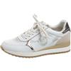 MARCO TOZZI Donna Sneaker morbida soletta Feel Me estraibile pelle morbida fodera interna Moderno, bianco (WHITE/POWDER), 39 EU