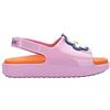 melissa Mini Cloud Slide + Fabula BB, sandali piatti per ragazze, Rosa, 24 EU