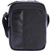 Coronel Tapiocca Bolso Bandolera para Hombre Amado, Borse a Spalla da Uomo Nero, 16x7x21 cm