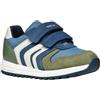 Geox B ALBEN Boy A - Scarpe da Ginnastica Baby - Jungen, Sage/Avio,