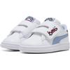 Puma Scarpe da Ginnastica Smash 3.0 Racing Crew V Inf da Bambina, Bianco-Blu Chambray, Taglia 40