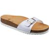 Dr. Scholl's Scholl Estelle, Sandali Donna, Bianco 1, 37 EU