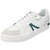 Lacoste Uomo Sneakers L004, Verde, 42 EU