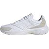 Adidas Unisex - Adulto CourtJam Control 3 Premium Tennis Shoes, Cloud White/Cloud White/Cloud White, 36 EU