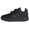 adidas Unisex - Bambini e Ragazzi Tensaur Sport 3.0 Hook And Loop Kids Shoes, Core Black/Matte Black, 36 EU