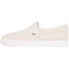 Tommy Hilfiger Uomo Sneakers Vulcanizzate Low Slip On da Infilare, Bianco (Ecru), 40