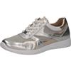 CAPRICE Sneaker Basse da Donna, Bianco (White/LT Gold), 39 EU