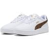 Puma Court Lally Feline Sneaker, White-Soft Taupe Gold, 40