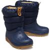 Crocs Unisex Bambino Classic Neo Puff Boot T Stivale, Navy/Gum, 19/20 EU