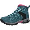 Brütting Scarpe da corsa unisex Mount Pinos High Cross, petrolio, turchese, rosa, 36 EU