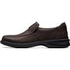 Clarks Gessler Step, Oxford Uomo, Pelle Marrone Scuro, 43 EU Larga