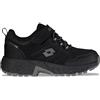 LOTTO Ketcham Low Tex K Unisex Kids, Scarpe da Ginnastica, Nero/Grigio, 30 EU