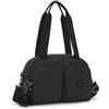 Kipling COOL DEFEA Borsa a tracolla media, Signature Emb (Nero)