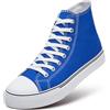 ZGR Scarpe da Ginnastica da Uomo Alte in Tela, con Lacci, Classiche e Casual