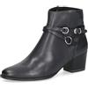 CAPRICE Stivaletti da donna in pelle con fibbia, Blu (Ocean Nappa), 37 EU