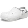 Crocs Unisex Adulto Ralen Lined Clog Sabot, White/Light Grey, 48/49 EU