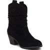 Rocket Dog Stivaletti da donna da sceriffo moderni con linguette pull-up, nero, 40 EU