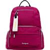 Desigual Zaino da donna in nylon medio, Colore: rosso, Einheitsgröße