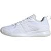 adidas Donna Avaflash Tennis Shoes, Ftwr White/Ftwr White/Zero Met., 41 1/3 EU