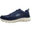 Skechers Flex Advantage 5.0, Scarpe da Ginnastica Uomo, Marina Militare, 41 EU