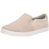 Dr.Scholl's SHOES Dr. Scholl's Madison, Scarpe da Ginnastica Donna, Greige Microfiber Perforated, 38 EU Larga
