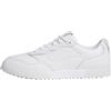 adidas Uomo RETROCROSS 25 Spikeless Golf Shoes, Cloud White/Grey Six/Gum, 40 2/3 EU