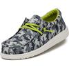 HEYDUDE Hey Dude Wally Youth Camodino, Moccasin Bambini e ragazzi, Blu, 33 EU