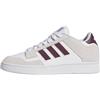 adidas Unisex - Adulto Rapid Court Low, Ftwr White/Maroon/Ftwr White, 39 1/3 EU