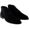 Tommy Hilfiger Uomo Stivali Bassi Suede con Lacci, Blu (Desert Sky), 40