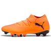PUMA Scarpe da Calcio Future 8 Match FG/AG Unisex 46, Heat Fire Black Ravish Orange Pink