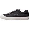 Calvin Klein Uomo Sneakers Vulcanizzate Skater Scarpe, Nero (Black/Bright White), 46