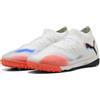Puma Scarpe da Calcio Unisex Future 8 PRO Cage, Puma Bianco Puma Nero Rosso Brillante, 44 EU