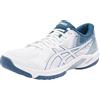 Asics 1071A092-103 Beyond FF Uomo, White/Vintage Indigo EU 40.5