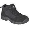 Portwest FT63 Stivali Antinfortunistici Tallone con Assorbimento Energia | Nero/Grigio, 41, S1P EN ISO 20345, Puntale Protettivo in Acciaio, Tomaia in Pelle Scamosciata, Doppia Densità