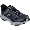Skechers Skechers Men's Hands Free Slip-ins Go Run Trail Altitude 2.0 - Rocky Hill Sneaker BasketHomme, Nero e grigio pelle tessile, 45.5 EU