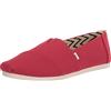 TOMS Recycled Cotton Alpargata, Mocassino Basso Uomo, Rosso, 47.5 EU