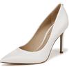Sam Edelman Hazel - Scarpe con Tacco Donna, Bianco (Bright White Leather), 35 EU