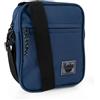 Lois - Borsa A Tracolla Uomo In Pelle Compatta - Design Elegante E Funzionale Per Ogni Giorno - Borsello Uomo Tracolla Pelle Con Tasche Multiple - Tracolla Uomo Piccola Da Viaggio E Lavoro, Marino