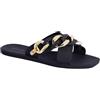 AMICHI Mujer - Chanclas para Playa Y Piscina-Sandalias Flip Flop de Goma con Suela Antideslizante Y Diseño Ligero, Donna-Infradito Spiaggia Sandali, Nero, 36 EU Larga