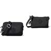 Kipling ABANU, Borse a Tracolla, Donna, Nero (Black Noir), Taglia unica CREATIVITY XB, Pochette, Donna, Nero Noir, Taglia unica
